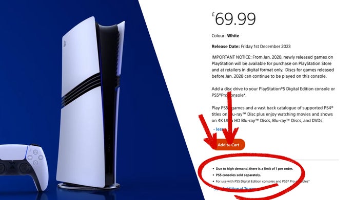 Demanda Alta: Sony Raciona Unidades de Disco
